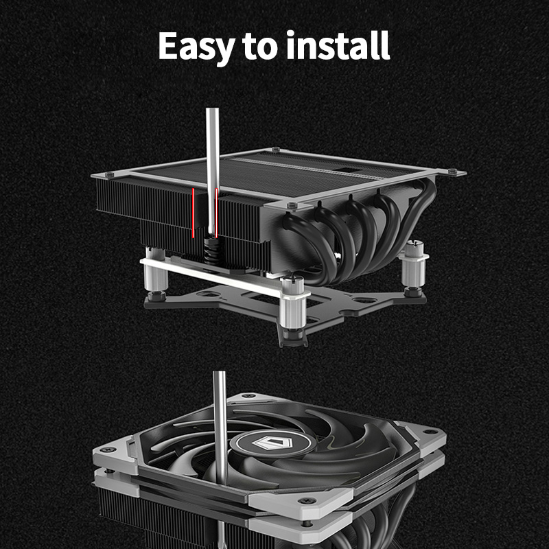 ID-COOLING IS-55 5Heatpipe CPU - Cpu Cooler recensie en prijs