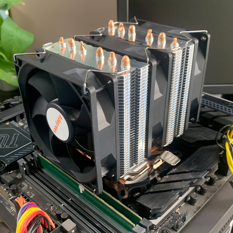 6 Heatpipe CPU-luchtkoeler, 4- - Cpu Cooler recensie en prijs